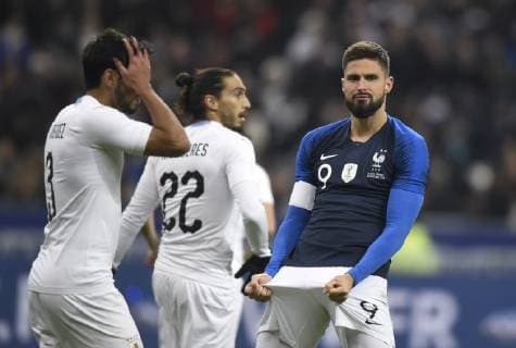 Fußball, Frankreich - Uruguay Deception de Olivier Giroud (France) FOOTBALL : France vs Uruguay - Match Amical - Paris - 20 11 2018 FedericoPestellini PANORAMIC 