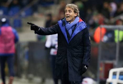 November 20, 2018 - Genk, Belgium - Genk, Belgium - Tuesday November 20, 2018: The men s national teams of the United States (USA) and Italy (ITA) play in an International Friendly Länderspiel game at Luminus Arena. Roberto Mancini - ZUMAt139 20181120_zaa_t139_098 Copyright: xJohnxDortonx