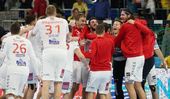EHF Handball Champions League Group Phase 9 Matchday Rhein Neckar Löwen Telekom Veszprem HC on 21 11 2018 at the SAP Arena in Mannheim Baden Württemberg xmdx 29 25 victory for Telekom Veszprem Jubilation Rhein Neckar Löwen Telekom Veszprem HC
