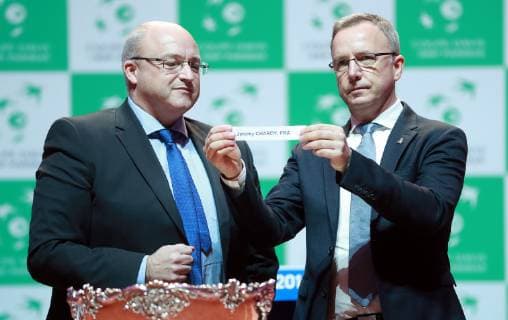 Davis Cup - Men s Doubles Draw 22.11.2018.,Stadium Pierre-Mauroy, France, Lille - Men s Doubles Draw for Davis Cup Final s France - Croatia .  SanjinxStrukic PIXSELL