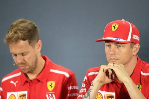 22nd November 2018, Yas Marina, Abu Dhabi, United Arab Emirates; Etihad Airways Formula 1 Grand Prix of Abu Dhabi, driver arrivals and press conference PK Pressekonferenz Scuderia Ferrari, Kimi Raikkonen  ActionPlus12081854 Octane
