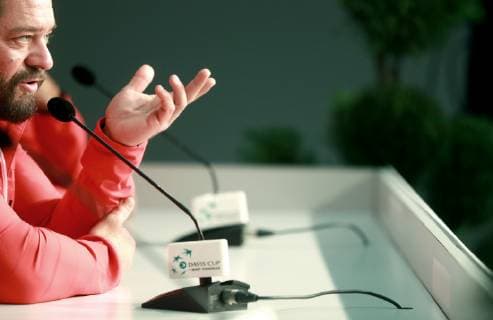 Davis Cup - Croatia press 22.11.2018.,Stadium Pierre-Mauroy, France, Lille - Davis Cup.Croatia press conference PK Pressekonferenz . Zeljko Krajan.  SanjinxStrukic PIXSELL
