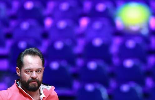 PXL_Croatian Davis Cup team training 22.11.2018., Stadium Pierre-Mauroy, Lille, France - Training of the Croatian Davis Cup team. Croatian tennis coach Zeljko Krajan.  SanjinxStrukic PIXSELL