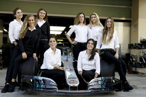 Motorsports: FIA Formula One World Championship WM Weltmeisterschaft 2018, Grand Prix of Abu Dhabi, World Championship;2018;Grand Prix;Abu Dhabi, (Team, Mercedes AMG Petronas), Abu Dhabi United Arab Emirates