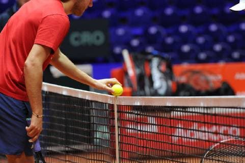 Finale Coupe Davis 2018 - Lucas Pouille - France TENNIS : Finale Coupe Davis - Lille - 22 11 2018 chryslenecaillaud panoramic 