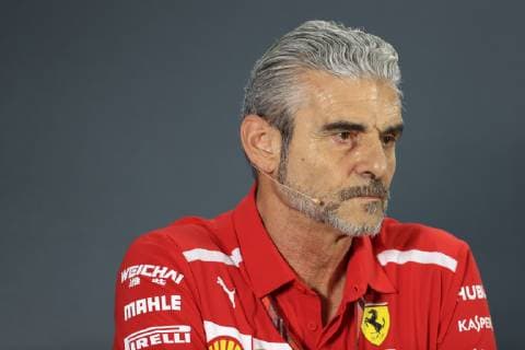 23rd November 2018, Yas Marina, Abu Dhabi, United Arab Emirates; Etihad Airways Formula 1 Grand Prix of Abu Dhabi, Friday free practice; Maurizio Arrivabene, Managing Director and Team Principal of Scuderia Ferrari  ActionPlus12082035 Octane