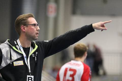 Niels Pfannenschmidt Trainer VfL Eintracht Hagen ASV Hamm Westfalen vs. VfL Eintracht Hagen Handball 2 Bundesliga 24 11 2018 ASV Hamm Westfalen vs. VfL Eintracht Hagen Handball 2 Bundesliga 24 11 2018 Hamm Copyright: xEibner Jan_Strohdiekx EP_JSK