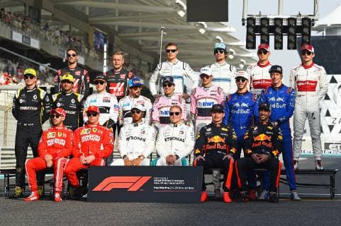 25 11 2018 xekx Formula 1 FIA Abu Dhabi Grand Prix 2018 Race emspor Group photo Formula 1 2018 DFL DFB REGULATIONS PROHIBIT ANY USE OF PHOTOGRAPHS as IMAGE SEQUENCES and or QUASI VIDEO Abu Dhabi eel-fotografie Eberhard Krieger