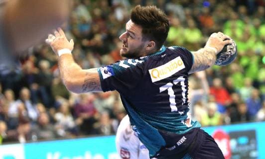 25 11 2018 Handball EHF Cup 3 Round 6 Matchday Fuechse Berlin Aalborg Handbold Picture Johan Koch Fuechse Berlin Handball EHF Cup 3 Round 6 Matchday Fuechse Berlin Aalborg Handbold
