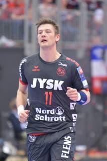 Skjern Handbold vs SG Flensburg Handewitt Handball EHF Champions League Group stage 25 11 18 Lasse Svan Hansen SG Flensburg Handewitt 11 xmmkx