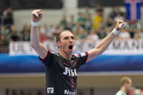 Holger Glandorf (9) fra SG Flensburg-Handewitt under Champions League gruppekampen i herrehaandbold mellem Skjern Haandbold og SG Flensburg-Handewitt i Skjern Bank Arena i Skjern, soendag den 25. november 2018. , Skjern  Copyright: MadsxDalegaardx cop109 spdk20181125-190118-L