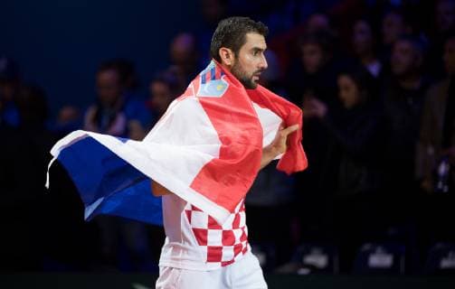 2018 Davis Cup Final FRA v CRO Marin Cilic CRO 2018 Davis Cup Final FRA v CRO