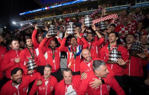 2018 Davis Cup Final FRA v CRO Team CRO 2018 Davis Cup Final FRA v CRO