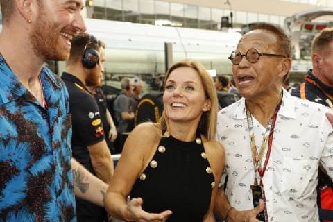 Motorsports: FIA Formula One World Championship WM Weltmeisterschaft 2018, Grand Prix of Abu Dhabi, World Championship;2018;Grand Prix;Abu Dhabi, Sam Smith, Singer and Geri Horner Abu Dhabi United Arab Emirates