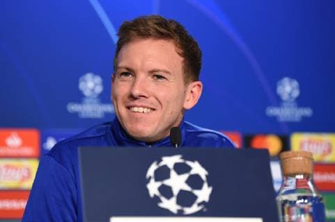 26 11 2018 xmeix Football UEFA Champions League TSG 1899 Hoffenheim PK with final training emspor v l Hoffenheims coach Julian Nagelsmann TSG 1899 Hoffenheim DFL DFB REGULATIONS PROHIBIT ANY USE OF PHOTOGRAPHS as IMAGE SEQUENCES and or QUASI VIDEO Sinsheim prio:1