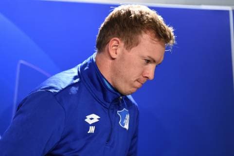 26 11 2018 xmeix Football UEFA Champions League TSG 1899 Hoffenheim PK with final training emspor v l Hoffenheims coach Julian Nagelsmann TSG 1899 Hoffenheim DFL DFB REGULATIONS PROHIBIT ANY USE OF PHOTOGRAPHS as IMAGE SEQUENCES and or QUASI VIDEO Sinsheim prio:1