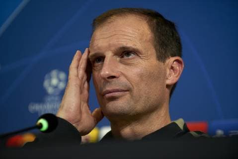 November 26, 2018 - Turin, Italy - Massimiliano Allegri during the press conference PK Pressekonferenz before the UEFA Champions League match between Juventus and Valencia CF at Allianz Juventus Stadium in Turin, Italy on November 26, 2018 Juventus v Valencia - Champions League previews  - ZUMAn230 20181126_zaa_n230_190 Copyright: xJosexBretonx