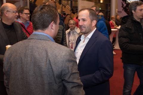 Head coach Manuel Baum FC Augsburg in conversation with guests Cinema Premiere More than 90 minutes Soccer event 26 11 2018 Augsburg Bayern Germany Copyright: xkolbert-press ChristianxKolbertx