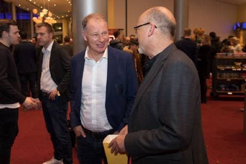 Managing Director Sports Stefan Reuter FC Augsburg in conversation with guests Cinema Premiere More than 90 minutes Soccer Event 26 11 2018 Augsburg Bayern Germany Copyright: xkolbert-press ChristianxKolbertx