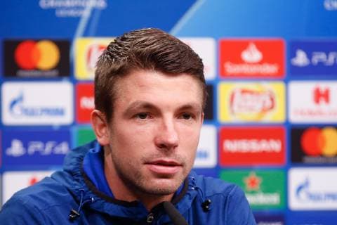 Club s Brandon Mechele pictured during a press conference PK Pressekonferenz of Belgian soccer team Club Brugge KV in Dortmund, Germany, Tuesday 27 November 2018. Tomorrow Club will meet German team Borussia Dortmund on day five of the UEFA Champions League, in group A. BRUNOxFAHY  x05477885x
