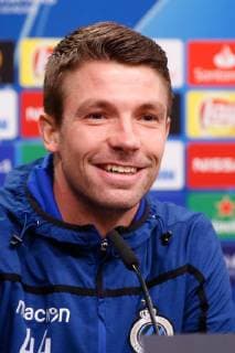 Club s Brandon Mechele pictured during a press conference PK Pressekonferenz of Belgian soccer team Club Brugge KV in Dortmund, Germany, Tuesday 27 November 2018. Tomorrow Club will meet German team Borussia Dortmund on day five of the UEFA Champions League, in group A. BRUNOxFAHY  x05477886x