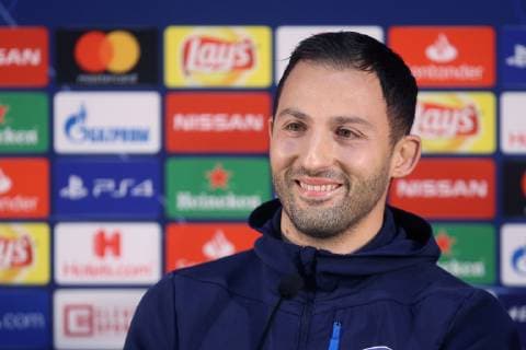 27 11 2018 Football season 2018 2019 Champions League 5 matchday FC Schalke 04 press conference final training head coach Domenico TEDESCO FC Schalke 04 Porto Estadio do Dragao Portugal