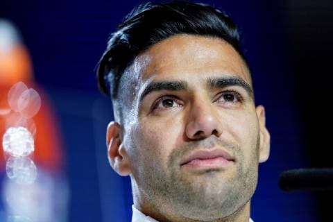 AS Monaco s Radamel Falcao delivers a press conference PK Pressekonferenz at Wanda Metropolitano stadium, in Madrid, Spain, 26 November 2018. AS Monaco will face Atletico de Madrid during a UEFA Champions League group A soccer match at Wanda Metropolitano stadium on 28 November 2018. AS Monaco press conference !ACHTUNG: NUR REDAKTIONELLE NUTZUNG!  Copyright: xRodrigoxJimenezx GRAF7448 20181127-636789441298427474