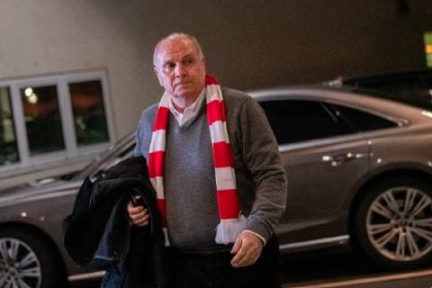 27 11 2018 xkvx Football UEFA Champions League FC Bayern Muenchen Benfica Lisbon emspor v l President Uli Hoeness FC Bayern Muenchen DFL DFB REGULATIONS PROHIBIT ANY USE OF PHOTOGRAPHS as IMAGE SEQUENCES and or QUASI VIDEO Munich
