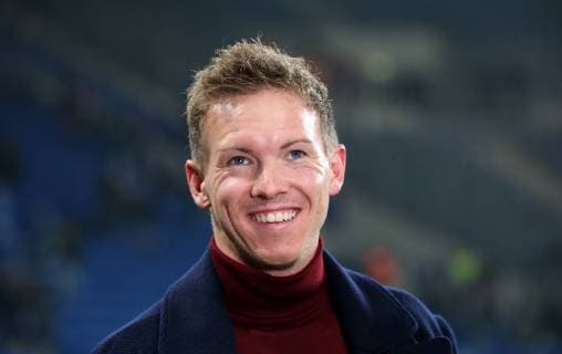 Julian NAGELSMANN coach 1899 Hoffenheim UEFA Champions League TSG 1899 Hoffenheim vs. Schachtar Donezk Groupe F 5 Matchday November 27 2018 Wirsol Rhein Neckar Arena Germany YmdY DFL DFL regulations prohibit any use of photographs as image sequences and or quasi video TSG 1899 Hoffenheim Schachtar Donezk