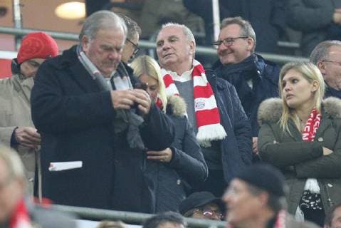 President Uli Hoeness FC Bayern Munich FC Bayern Munich vs. Benfica Lisbon Soccer preliminary round Champions League 27 11 2018 Munich Bayern Germany Copyright: xkolbert-press ChristianxKolbertx