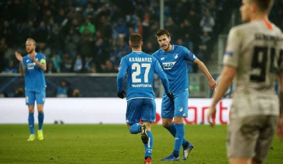 1 2 subsequent goals by Andrej KRAMARIC 27 1899 Hoffenheim torjubel UEFA Champions League TSG 1899 Hoffenheim vs. Schachtar Donezk Groupe F 5 Matchday November 27 2018 Wirsol Rhein Neckar Arena Germany YmdY DFL DFL regulations prohibit any use of photographs as image sequences and or quasi video TSG 1899 Hoffenheim Schachtar Donezk