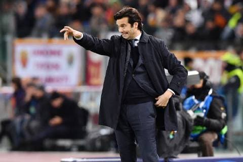 Sport Bilder des Tages As Roma 27 11 2018 - Champions League Roma-Real Madrid foto Antonello Sammarco Image nella foto: Santiago Solari 