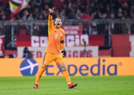 FUSSBALL CHAMPIONS LEAGUE SAISON 2018 2019 GRUPPENPHASE FC Bayern Muenchen Benfica Lisbon 27 11 2018 Goalkeeper Manuel Neuer FC Bayern Muenchen