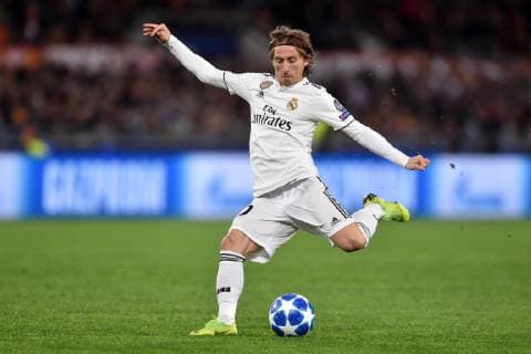 Luka Modric Real during the Uefa Champions League 2018 2019 Group G football match between AS Roma and Real Madrid at Olimpico stadium Allianz Stadium, Rome, November, 27, 2018 Foto Antonietta Baldassarre Insidefoto antoxbalda