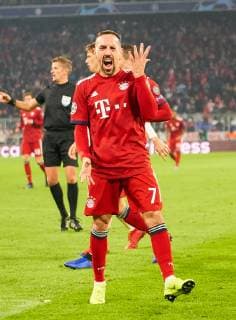 Franck RIBERY, FCB 7 Emotions, feelings, reaction, anger, furious, scream, rage, action, aggressive, aggression, FC BAYERN MUNICH - BENFICA LISBON UEFA Football Champions League , Munich, November 27, 2018, Season 2018 2019, group stage, group E, FCB, Lissabon, Photographer: Peter Schatz MAGICS