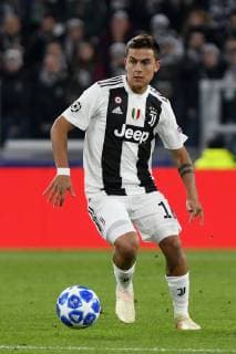 27th November 2018, Allianz Stadium, Turin, Italy; UEFA Champions League football, Juventus versus Valencia; Paulo Dybala of Juventus on the ball  ActionPlus12083528 PierpaoloxPiciucco