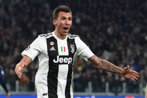 Mg Torino 27 11 2018 - Champions League Juventus-Valencia foto Matteo Gribaudi Image nella foto: esultanza gol Mario Mandzukic 