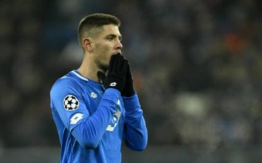 Andrej Kramaric TSG 1899 Hoffenheim disappointment disappointed after missed goal chance chance gesture gesture TSG 1899 Hoffenheim vs. Schachtjor Schachtar Shakhtar Donezk Donetsk Champions League CL group stage 27 11 2018 DFL REGULATIONS PROHIBIT ANY USE OF PHOTOGRAPHS AS IMAGE SEQUENCES AND OR QUASI VIDEO TSG 1899 Hoffenheim vs. Schachtjor Donezk