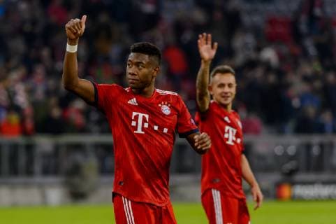 Munich Germany 27 11 2018 UEFA Champions League 2018 19 Season Back Round Group Phase Group E 5 Matchday FC Bayern Munich SL Benfica Lisbon David Alaba FCB gesticulated gesticulation DeFodi527