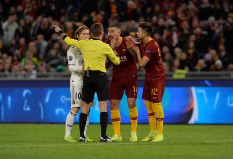 November 27, 2018 - R, Italy - Aleksandar Kolarov during the UEFA Champions League match group G between AS Roma and Real Madrid FC at the Olympic stadium on november 27, 2018 in Rome, Italy. AS Roma v Real Madrid - UEFA Champions League Group G  - ZUMAn230 20181127_zaa_n230_282 Copyright: xSilviaxLorex