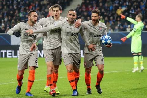 v li Maycon de Andrade Barberan Donezk 27 Viktor Kovalenko Donezk 74 Taras Stepanenko Donezk 6 Scorers Ismaily Goncalves dos Santos Donezk 31 Aluisio Chaves Ribeiro Moraes Junior Junior Moraes Donezk 10 cheer on the goal to 0 1 cheers goal celebration celebration celebration optimistic game scene highlight action action player of FC Shakhtar Donetsk Schachtar Donezk football UEFA Champions League TSG 1899 Hoffenheim FK Schachtar Donezk xozx