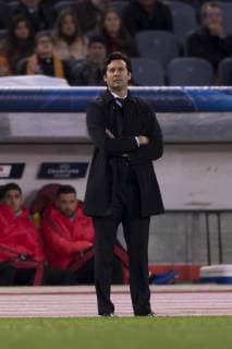 Santiago Hernan Solari Bernabeu Poggio Coach (Real Madrid) ; November 27; 2018 - Football : Uefa Champions League 2018 2019 ; Group stage - Group G- Match 5 ; final match between Roma 0-2 Real Madrid at Olimpic Stadium ; Roma, Italy.; ;( photo by aicfoto)(ITALY) 0855 Luigi Ferraris Stadium ; Genova, Italy.; ;( photo by aicfoto)(ITALY) 0855 Noxthirdxpartyxsales  (92543924)