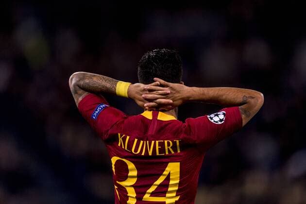 Justin Kluivert (Roma) ; November 27; 2018 - Football : Uefa Champions League 2018 2019 ; Group stage - Group G- Match 5 ; final match between Roma 0-2 Real Madrid at Olimpic Stadium ; Roma, Italy.; ;( photo by aicfoto)(ITALY) 0855 Luigi Ferraris Stadium ; Genova, Italy.; ;( photo by aicfoto)(ITALY) 0855 Noxthirdxpartyxsales  (92543967)