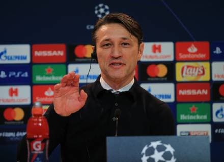 27 11 2018 Champions League Season 2018 2019 Bavaria vs Benfica Lisbon Allianz Arena Munich Sport in picture FCB Coach Nico Kovac FCB DFL REGULATIONS PROHIBIT ANY USE OF PHOTOGRAPHS AS IMAGE SEQUENCES AND OR QUASI VIDEO