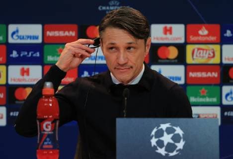 27 11 2018 Champions League Season 2018 2019 Bavaria vs Benfica Lisbon Allianz Arena Munich Sport in picture FCB Coach Nico Kovac FCB DFL REGULATIONS PROHIBIT ANY USE OF PHOTOGRAPHS AS IMAGE SEQUENCES AND OR QUASI VIDEO