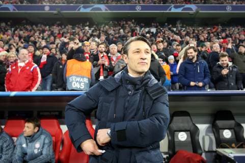 Soccer Champions League Season 2018 2019 Group stage Men Germany 27 11 2018 5 Matchday FC Bayern Munich Benfica Lisbon 5 1 v l ahead game Coach Niko Kovac FC Bayern Munich