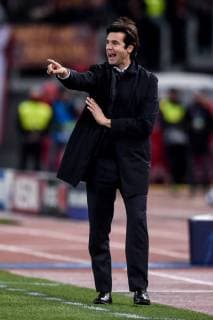 Santiago Solari, coach Real Madrid during the Uefa Champions League 2018 2019 Group G football match between AS Roma and Real Madrid at Olimpico stadium Allianz Stadium, Rome, November, 27, 2018 Foto Antonietta Baldassarre Insidefoto antoxbalda
