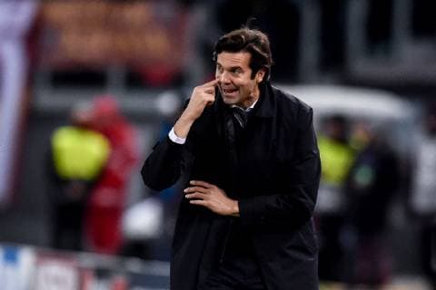 Santiago Solari, coach Real Madrid during the Uefa Champions League 2018 2019 Group G football match between AS Roma and Real Madrid at Olimpico stadium Allianz Stadium, Rome, November, 27, 2018 Foto Antonietta Baldassarre Insidefoto antoxbalda
