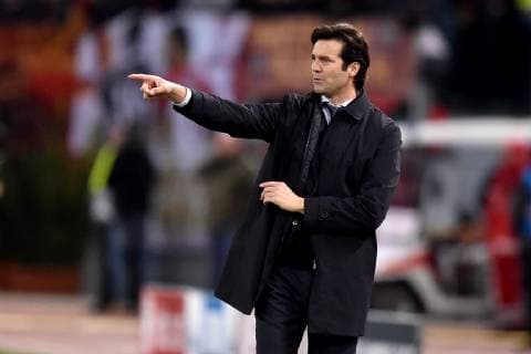 Santiago Solari, Coach Real Madrid during the Uefa Champions League 2018 2019 Group G football match between AS Roma and Real Madrid at Olimpico stadium Allianz Stadium, Rome, November, 27, 2018 Foto Antonietta Baldassarre Insidefoto antoxbalda
