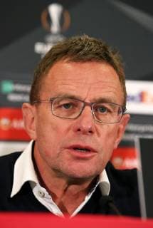 RB Leipzig Press conference Football Euro League Salzburg 28 11 2018 Red Bull Arena Football UEFA Euro League Press conference the day before the EL match FC Salzburg vs. RB Leipzig In the picture Ralf Rangnick RB Leipzig According to UEFAs specifications, it is prohibited to use or have used photographs taken in the stadium and or the match in the form of sequence pictures and or video-like photo sequences